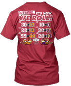 iron bowl score shirts