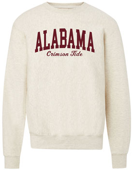 ALABAMA CRIMSON TIDE Satin ProWeave Crew