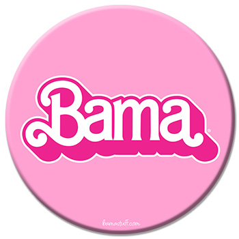 BAMA Barbie Button