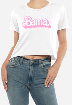 BAMA Barbie Short Sleeve Crop Tee