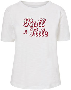 Roll Tide Natalie Slub Relaxed Tee