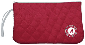 Athletic Seal Quilted Wristlet